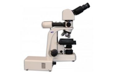 Image of Meiji Techno Halogen Ergo Bino Incident,Transmitted Light BF Metallurgical Microscope, BEIGE, LARGE MT8000EH