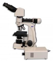 Image of Meiji Techno Halogen Ergo Bino Incident,Transmitted Light BF Metallurgical Microscope, BEIGE, LARGE MT8000EH