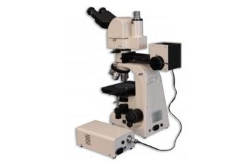 Image of Meiji Techno Halogen Ergo Trino Incident,Transmitted Light BF,DF Metallurgical Microscope, BEIGE, LARGE MT8530EH