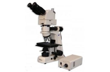 Image of Meiji Techno Halogen Ergo Trino Incident,Transmitted Light BF Microscope, BEIGE, LARGE MT8100EH