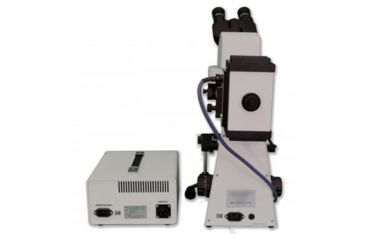Image of Meiji Techno Halogen Ergonomic Binoculor Epi-Fluorescence Biological Microscope, BEIGE, LARGE MT6200EH