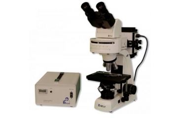 Image of Meiji Techno Halogen Ergonomic Binoculor Epi-Fluorescence Biological Microscope, BEIGE, LARGE MT6200EH