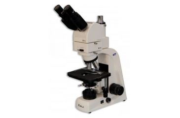 Image of Meiji Techno Halogen Ergonomic Trinocular Brightfield Biological Microscope, BEIGE, LARGE MT4300EH