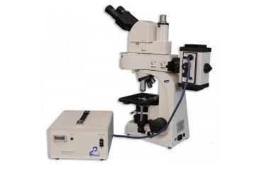 Image of Meiji Techno Halogen Ergonomic Trinocular Epi-Fluorescence Biological Microscope, BEIGE, LARGE MT6300EH