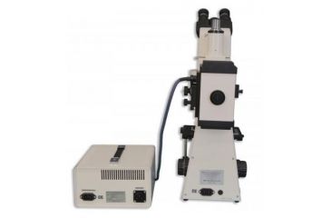 Image of Meiji Techno Halogen Ergonomic Trinocular Epi-Fluorescence Biological Microscope, BEIGE, LARGE MT6300EH