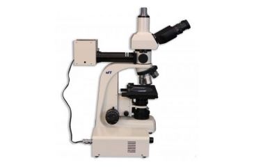 Image of Meiji Techno Halogen Trino Incident,Transmitted Light BF,DF Metallurgical Microscope, BEIGE, LARGE MT8530