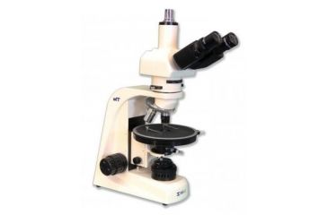 Image of Meiji Techno Halogen Trinocular Asbestos PLM Microscope, BEIGE, LARGE MT6130