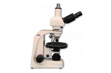 Image of Meiji Techno Halogen Trinocular Asbestos PLM Microscope, BEIGE, LARGE MT6130