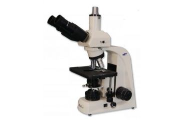 Image of Meiji Techno Halogen Trinocular Brightfield Biological Microscope, BEIGE, LARGE MT5300H