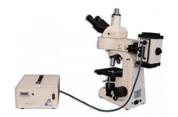 Image of Meiji Techno Halogen Trinocular Epi-Fluorescence Biological Microscope, BEIGE, LARGE MT6300H