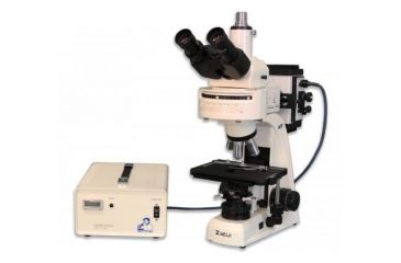 Image of Meiji Techno Halogen Trinocular Epi-Fluorescence Biological Microscope, BEIGE, LARGE MT6300H