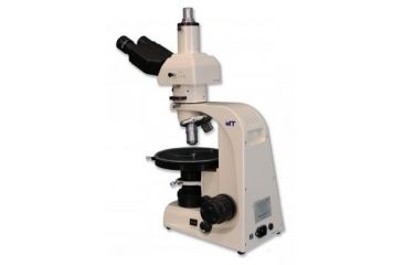 Image of Meiji Techno Halogen Trinocular Polarizing Microscope, BEIGE, LARGE MT9300