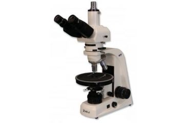 Image of Meiji Techno Halogen Trinocular Polarizing Microscope, BEIGE, LARGE MT9300