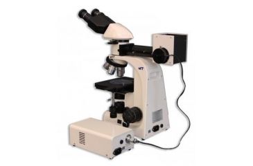 Image of Meiji Techno LED Bino Incident,Transmitted Light BF,DF Metallurgical Microscope,MT8520L, BEIGE, LARGE MT8520L