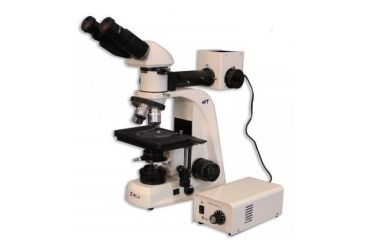Image of Meiji Techno LED Bino Incident,Transmitted Light BF,DF Metallurgical Microscope,MT8520L, BEIGE, LARGE MT8520L