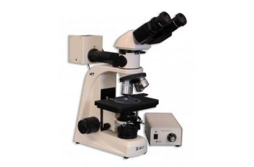 Image of Meiji Techno LED Bino Incident,Transmitted Light BF,DF Metallurgical Microscope,MT8520L, BEIGE, LARGE MT8520L