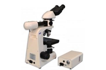 Image of Meiji Techno LED Bino Incident,Transmitted Light BF Metallurgical Microscope, BEIGE, LARGE MT8000L