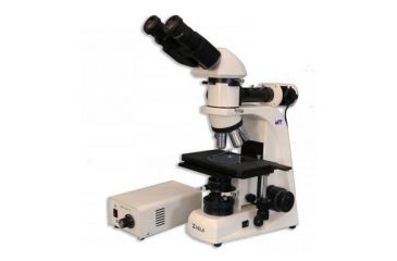 Image of Meiji Techno LED Bino Incident,Transmitted Light BF Metallurgical Microscope, BEIGE, LARGE MT8000L