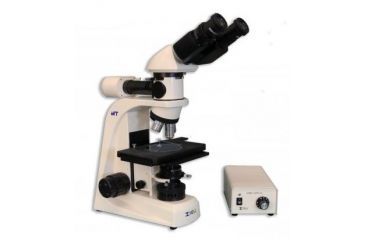 Image of Meiji Techno LED Bino Incident,Transmitted Light BF Metallurgical Microscope, BEIGE, LARGE MT8000L
