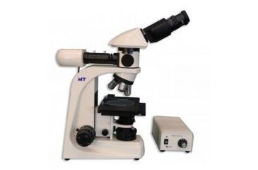 Image of Meiji Techno LED Bino Incident,Transmitted Light BF Metallurgical Microscope, BEIGE, LARGE MT8000L