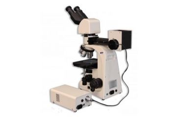 Image of Meiji Techno LED Ergo Bino Incident,Transmitted Light BF,DF Metallurgical Microscope,MT8520L, BEIGE, LARGE MT8520EL