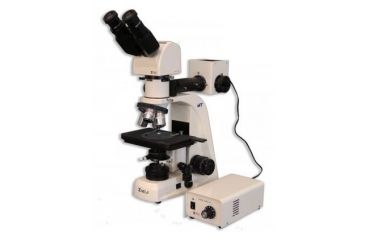 Image of Meiji Techno LED Ergo Bino Incident,Transmitted Light BF,DF Metallurgical Microscope,MT8520L, BEIGE, LARGE MT8520EL