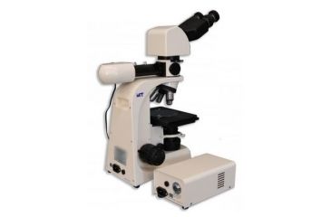 Image of Meiji Techno LED Ergo Bino Incident,Transmitted Light BF Metallurgical Microscope,MT8000EL, BEIGE, LARGE MT8000EL
