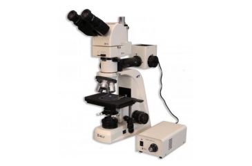 Image of Meiji Techno LED Ergo Trino Incident,Transmitted Light BF,DF Metallurgical Microscope,MT8500, BEIGE, LARGE MT8530EL