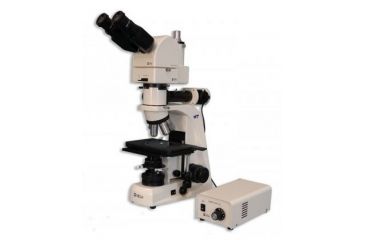 Image of Meiji Techno LED Ergo Trino Incident,Transmitted Light BF Metallurgical Microscope,MT8000, BEIGE, LARGE MT8100EL