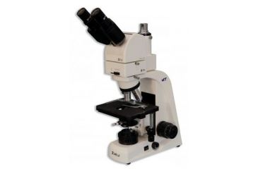 Image of Meiji Techno LED Ergonomic Trinocular Brightfield Biological Microscope,MT4300, BEIGE, LARGE MT4300EL