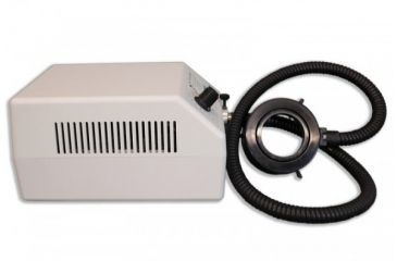 Image of Meiji Techno LED Fiber Optic Illuminator With 60mm Ring Light 100/240V, FL-5000-US-RL