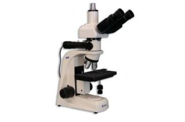 Image of Meiji Techno LED Trino Brightfield Metallurgical Microscope,MT7100L, BEIGE, LARGE MT7100L
