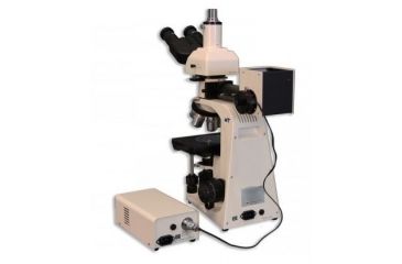 Image of Meiji Techno LED Trino Incident,Transmitted Light BF,DF Metallurgical Microscope,MT8530L, BEIGE, LARGE MT8530L