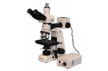 Image of Meiji Techno LED Trino Incident,Transmitted Light BF,DF Metallurgical Microscope,MT8530L, BEIGE, LARGE MT8530L