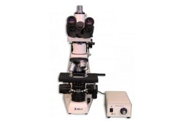 Image of Meiji Techno LED Trino Incident,Transmitted Light BF,DF Metallurgical Microscope,MT8530L, BEIGE, LARGE MT8530L
