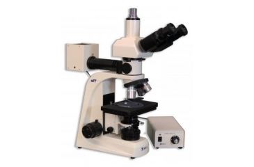 Image of Meiji Techno LED Trino Incident,Transmitted Light BF,DF Metallurgical Microscope,MT8530L, BEIGE, LARGE MT8530L