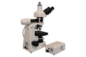 Image of Meiji Techno LED Trino Incident,Transmitted Light BF Metallurgical Microscope,MT8100L, BEIGE, LARGE MT8100L