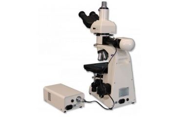 Image of Meiji Techno LED Trino Incident,Transmitted Light BF Metallurgical Microscope,MT8100L, BEIGE, LARGE MT8100L