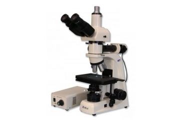 Image of Meiji Techno LED Trino Incident,Transmitted Light BF Metallurgical Microscope,MT8100L, BEIGE, LARGE MT8100L