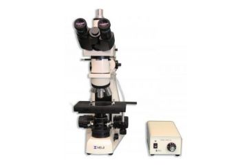 Image of Meiji Techno LED Trino Incident,Transmitted Light BF Metallurgical Microscope,MT8100L, BEIGE, LARGE MT8100L