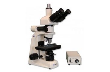 Image of Meiji Techno LED Trino Incident,Transmitted Light BF Metallurgical Microscope,MT8100L, BEIGE, LARGE MT8100L