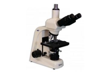 Image of Meiji Techno LED Trinocular Brightfield Biological Microscope,MT4300L, BEIGE, LARGE MT4300L