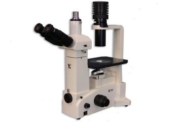 Image of Meiji Techno Trinocular Inverted Brightfield Biological Microscope, TC-5200