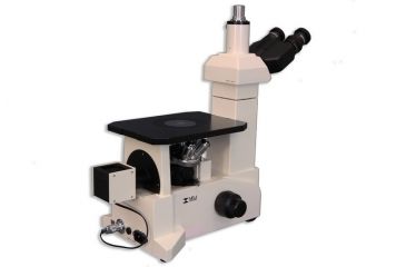 Image of Meiji Techno Trinocular Inverted Brightfield Metallurgical Microscope, IM7200