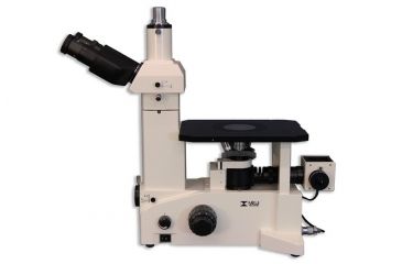 Image of Meiji Techno Trinocular Inverted Brightfield Metallurgical Microscope, IM7200
