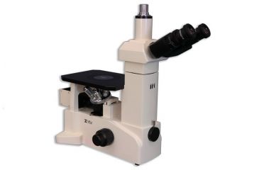 Image of Meiji Techno Trinocular Inverted Brightfield Metallurgical Microscope, IM7200