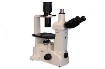 Image of Meiji Techno Trinocular Inverted Brightfield/Phase Contrast Biological Microscope, TC-5400