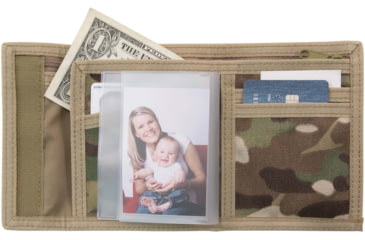 Image of Mercury Tactical Bi-Fold Wallet w/ ID Pocket, Multicam, MRC1210-MUL