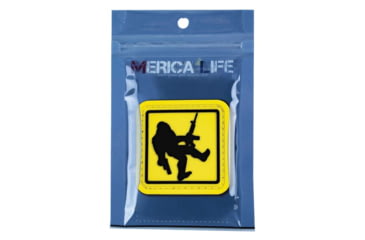 Image of Merica Life BigFoot Crossing Sign Armed Patch, 2.5 x 25, BFCSA