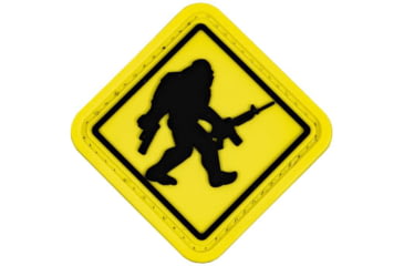 Image of Merica Life BigFoot Crossing Sign Armed Patch, 2.5 x 25, BFCSA